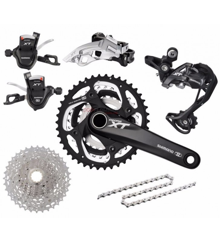 Grupo Completo Transmisi n Shimano XT 2x10v Shadow